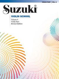 SHINICHI SUZUKI : SUZUKI VIOLIN SCHOOL 6 INTERNATIONAL EDITION
