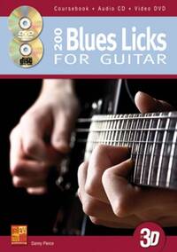 200 BLUES LICKS FOR GUITAR (BOOK/CD/DVD) +DVD