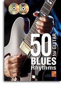 TOMMY MITCHELL: 50 BLUES RHYTHMS FOR GUITAR (BOOK/CD/DVD) +DVD