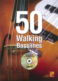 BRAD TUCKER: 50 WALKING BASSLINES (BOOK/CD)