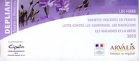 LIN FIBRE : VARIETES ET PROTECTION - 2013 (DEPLIANT)