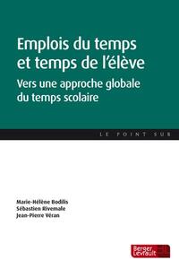 DE L'EMPLOI DU TEMPS AUX EMPLOIS DES TEMPS