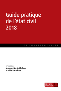 GUIDE PRATIQUE DE L'ETAT CIVIL 2018