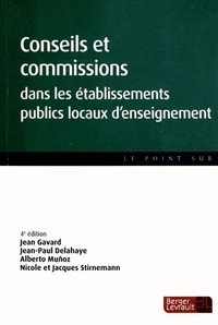 CONSEILS ET COMMISSIONS DS LES ETABLIS PUBL LOC D ENSEIGNEME