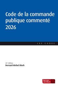 Code de la commande publique commenté 2026 (24e éd.)