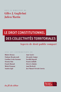 LE DROIT CONSTITUTIONNEL DES COLLECTIVITES TERRITORIALES