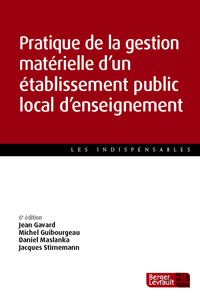 Pratique de la gestion matérielle d'un EPLE (6e éd.)