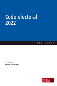 Code électoral 2022 (29e éd.)