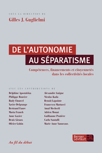 DE L'AUTONOMIE AU SEPARATISME