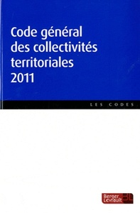 CODE GENERAL DES COLLECTIVITES TERRITORIALES 2011