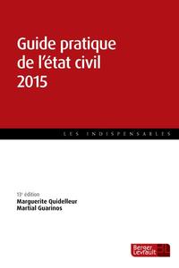 GUIDE PRATIQUE DE L'ETAT CIVIL ED 2015