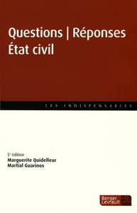 QUESTIONS REPONSES ETAT CIVIL 5E ED