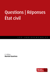 Question   Réponse État civil (6e éd.)