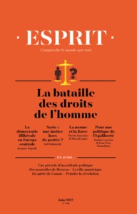 Esprit - La bataille des droits de l'homme