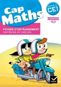 Cap maths CE1, Fichier d'entraînement + cahier de géométrie + Dico maths, Programme 2016
