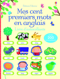 Mes cent premiers mots en anglais - Livre d'autocollants