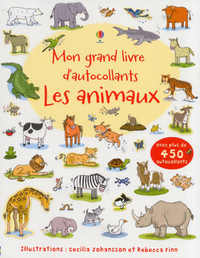 Mon grand livre d'autocollants - Les animaux