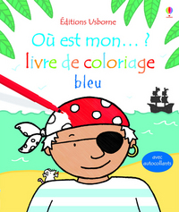 Où est mon... ? livre de coloriage bleu