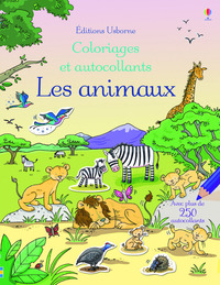 Les animaux - Coloriages et autocollants