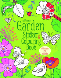 Garden Sticker & Colouring Book