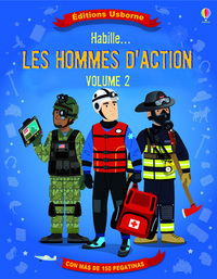 Habille... Dans le feu de l'action - Autocollants Usborne