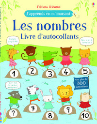 j'apprends en m'amusant Les nombres - Livre d'autocollants