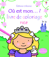 Où est mon... ? livre de coloriage rose