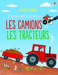 J'apprends à dessiner Les camions et les tracteurs - Activités Usborne