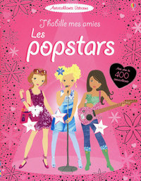 J'habille mes amies - Les popstars - Autocollants Usborne