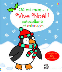 Où est mon... ? Vive Noël ! - Autocolants et Coloriages