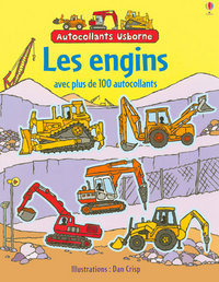 LES ENGINS - AUTOCOLLANTS USBORNE