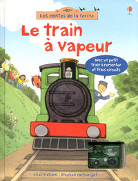 LE TRAIN A VAPEUR - AVEC UN PETIT TRAIN A REMONTER ET TROIS CIRCUITS