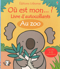 Ou est mon livre autocollants Zoo