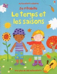 Je m'habille le temps et les saisons - autocollants Usborne