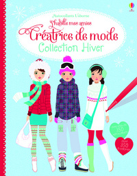 J'habille mes amies - Créatrice de mode : Collection Hiver - Autocollants Usborne