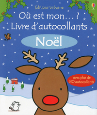 Où est mon... ? Livre d'autocollants - Noël