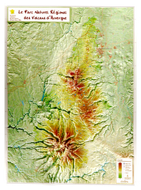 PNR VOLCANS AUVERGNE 42,4 X 31,9 CM