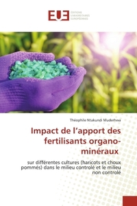 Impact de l'apport des fertilisants organo-minéraux