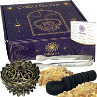 Coffret de Fumigation avec Encens Oliban Naturel - Idéal Pour La Purification & Méditation