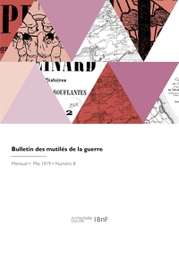 Bulletin des mutilés de la guerre