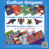 Coffret Origami motifs japonais