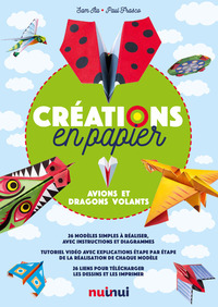 Créations en papier - Avions et dragons volants