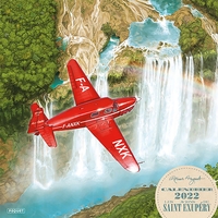 Calendrier Romain Hugault - Les Avions de Saint Exupery - 2022