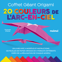 COFFRET GEANT ORIGAMI - 20 COULEURS DE L'ARC-EN-CIEL