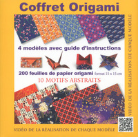 Coffret Origami motifs abstraits