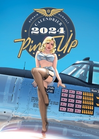 Calendrier Romain Hugault - Pin-Up - 2024