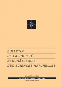 BULLETIN DE LA SOCIETE NEUCHATELOISE DES SCIENCES NATURELLES