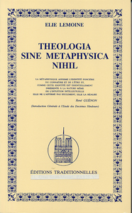 THEOLOGIA SINE METAPHYSICA NIH