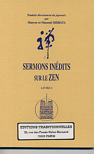 SERMONS INéDITS SUR LE ZEN  L