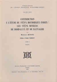 Contribution à l'étude du stupa bouddhique indien